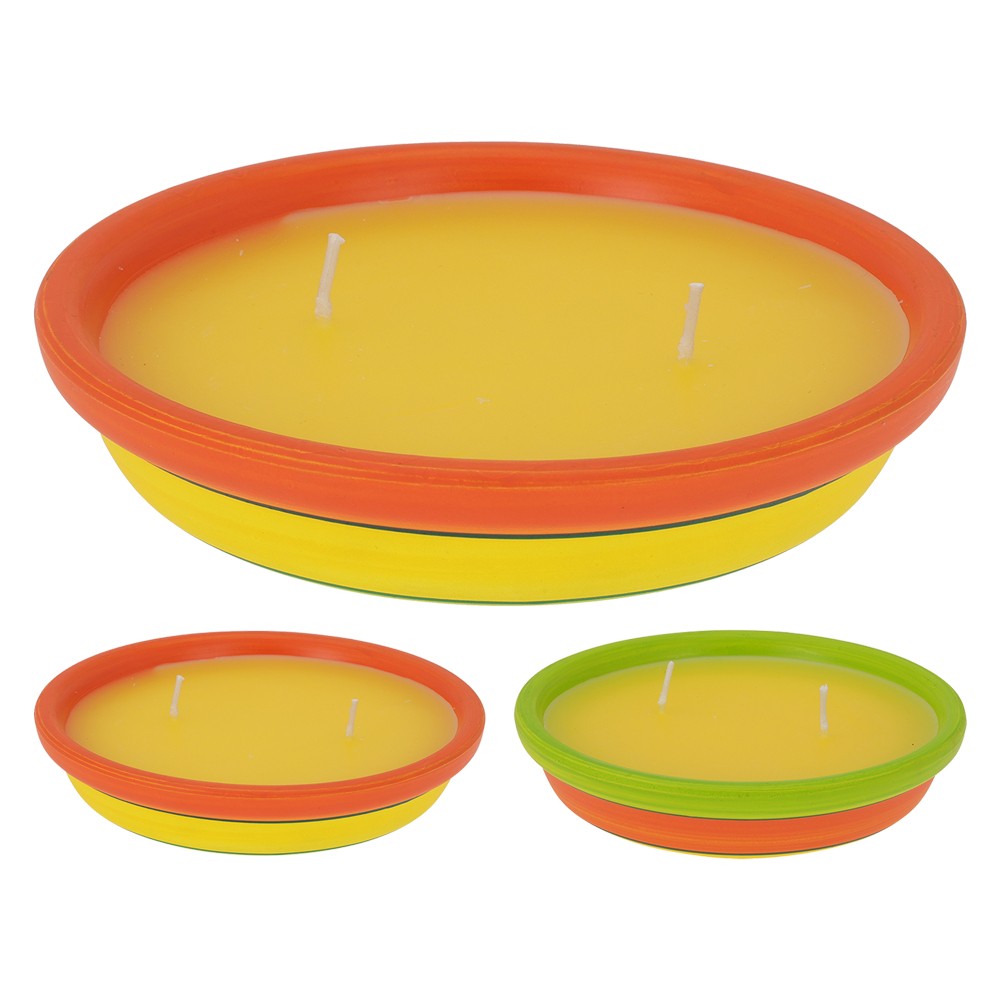 CANDELA ALLA CITRONELLA cm 15 x 4