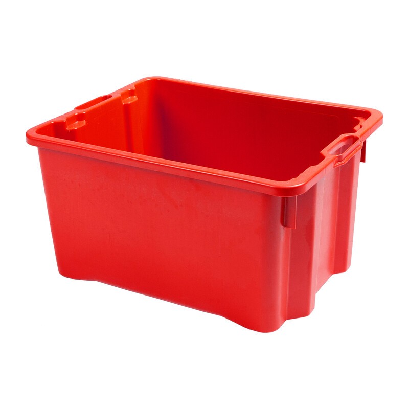 CASSETTA CHIUSA SOVRAPPONIBILE 65 L ROSSO