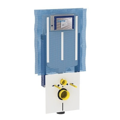 CASSETTA INCASSO CON STAFFA COMBIFIX SIGMA8 PER WC SOSPESO GEBERIT Misura: 6-3lt