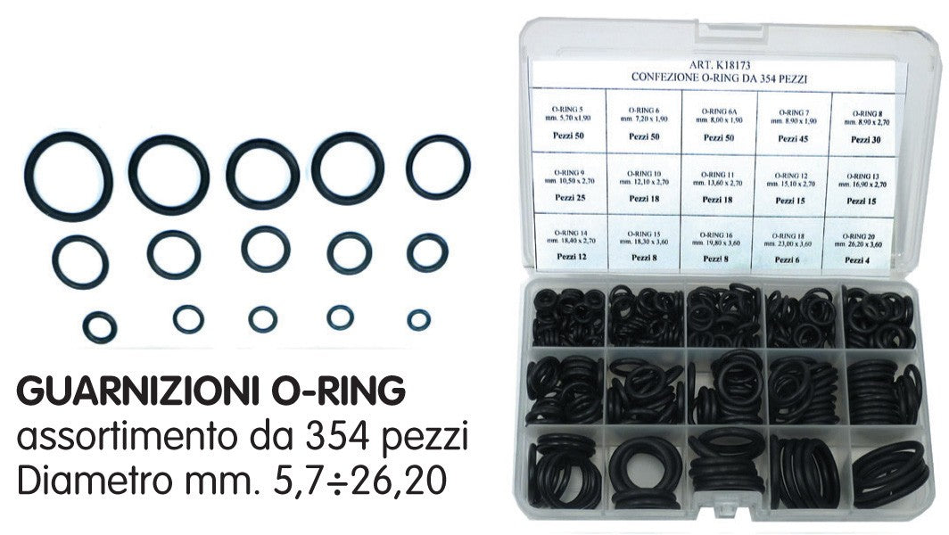 CASSETTA O-RING MISTA 354 PZ