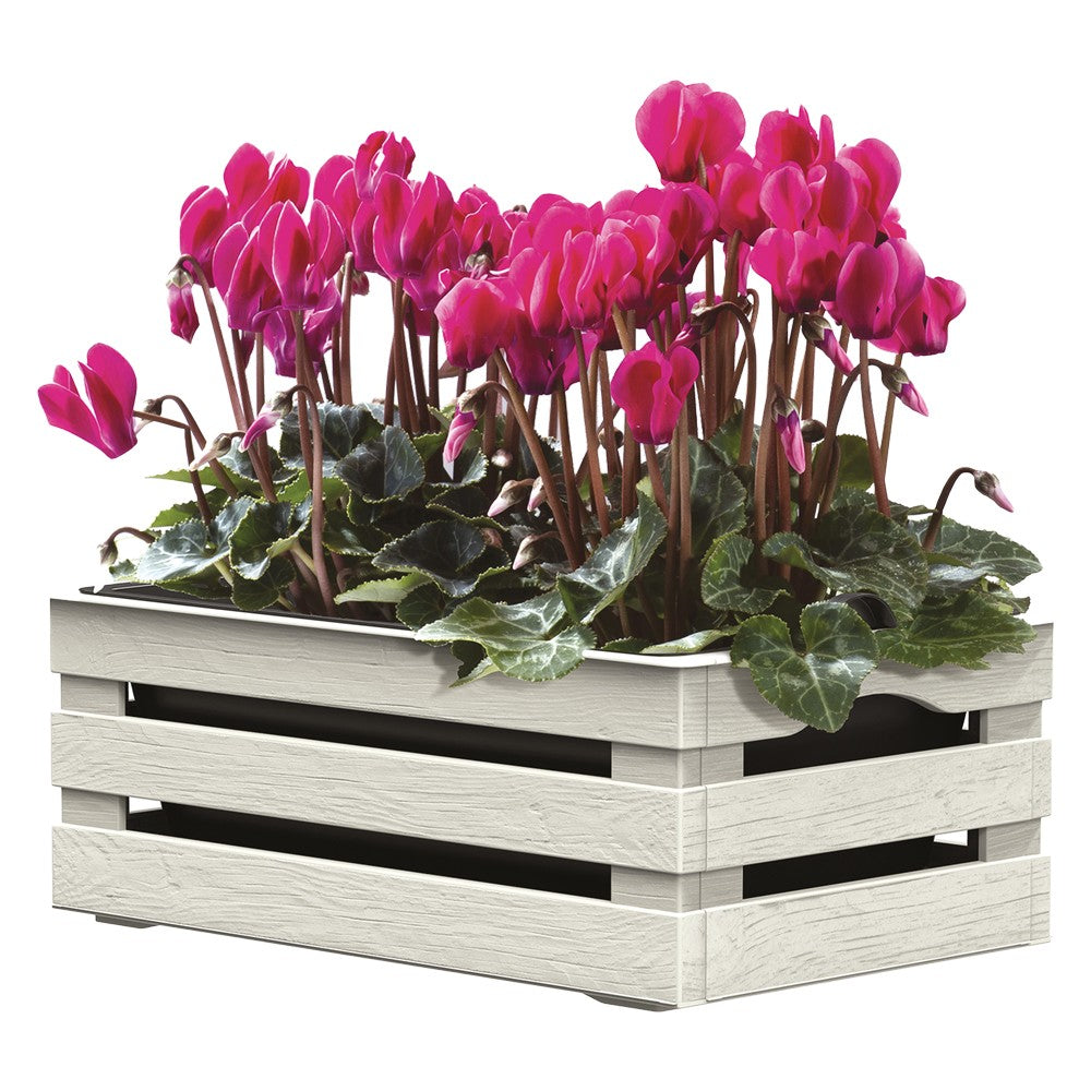 CASSETTA PORTAFIORI 'TINA FLOWER' cm 25 x 15,5 x h.10,5