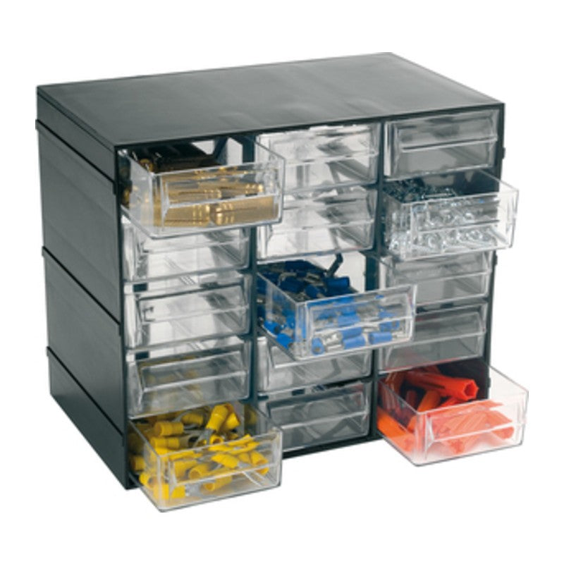 CASSETTIERA HOBBY A 15 SCOMPARTI 228X140XH190 MM