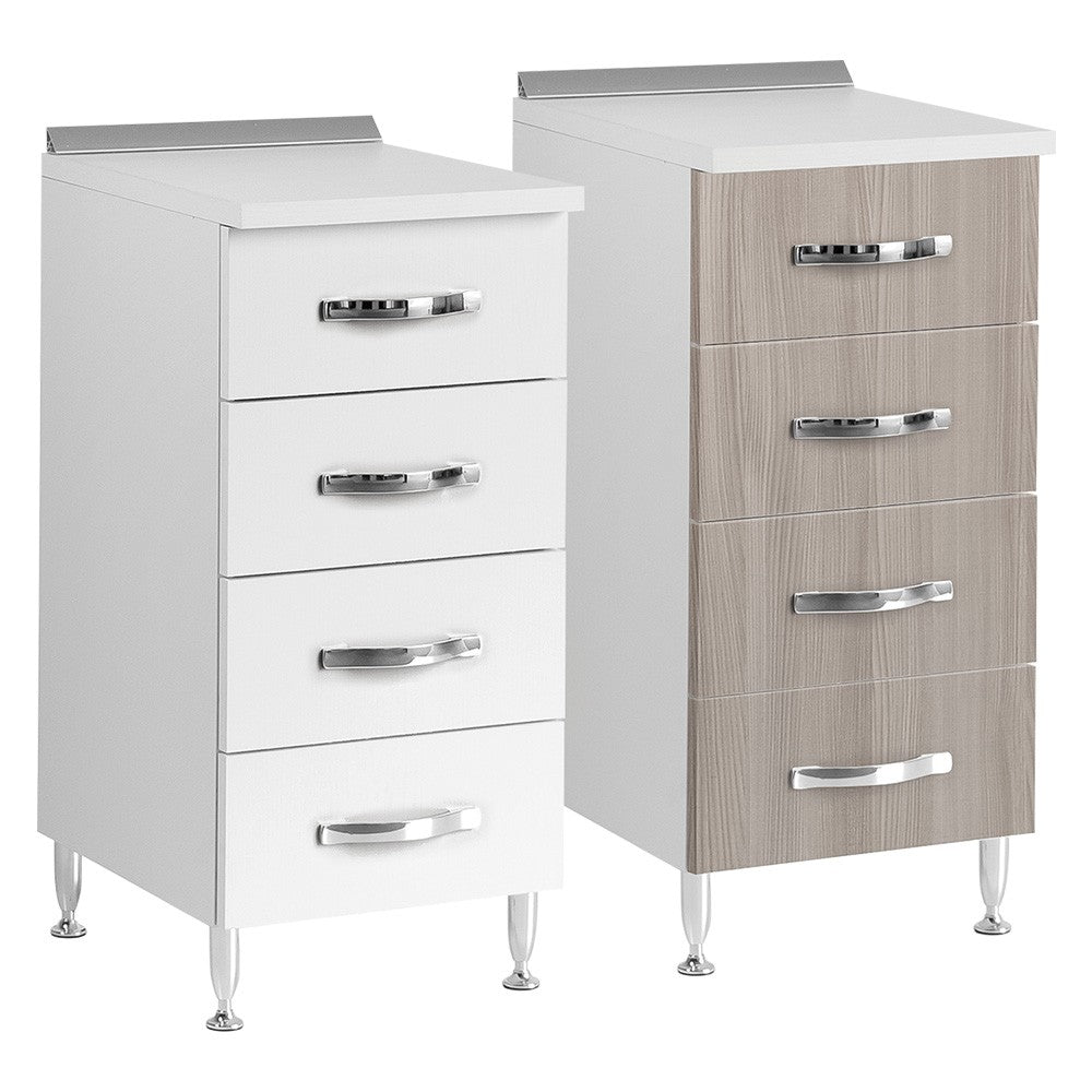 CASSETTIERA PER CUCINE COMPONIBILI L.40 x P.50 x H.85. - col. olmo