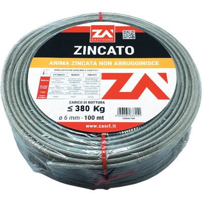 CAVETTO ACCIAIO ZINCATO TRASPARENTE
