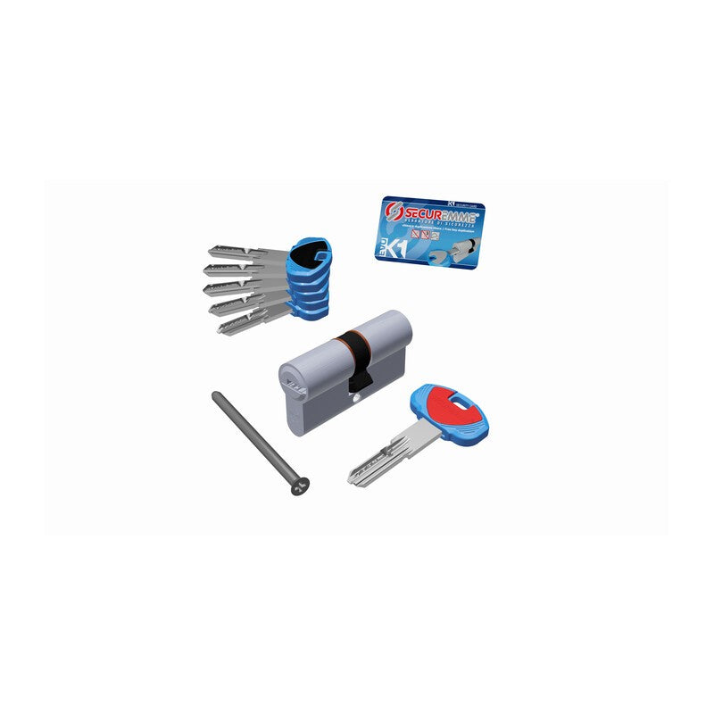 CILINDRO K1 SAGOMATO C/5CH+1C 50+50 CR SAT SECUREMME