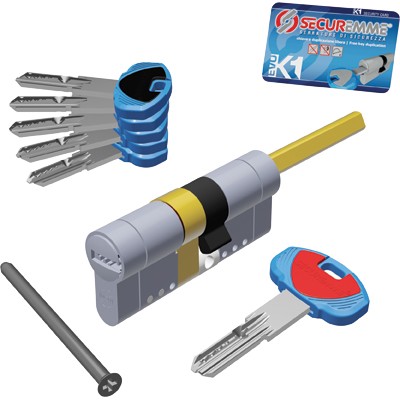 CILINDRO SAGOMATO EVO K1 3100-Q POMOLO SECUREMME