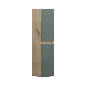 COLONNA BAGNO COMFORT 2A CANNETTATO ROVERE/VERDE SALVIA