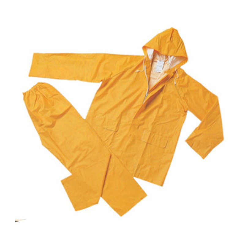 COMPLETO IMPERMEABILE ANTISTRAPPO GIALLO TG XXL