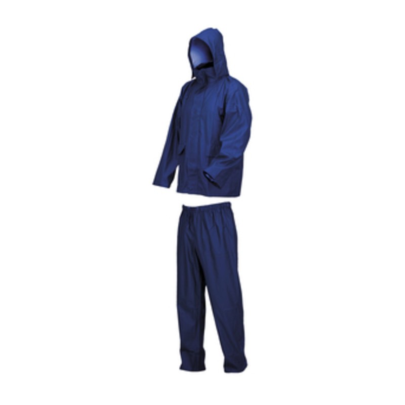 COMPLETO IMPERMEABILE LLUVIA TG. XL BLU