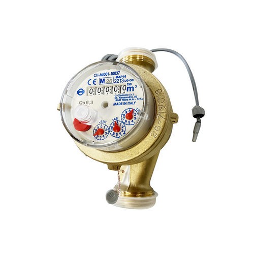 CONTATORE CON EMETTITORE IMPULSI ACQUA FREDDA FINO A 30 C Misura: 1"