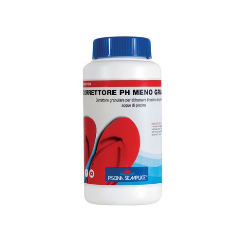 CORRETTORE PH "MENO" GRANULARE PER PISCINE Misura: 1,5 Kg