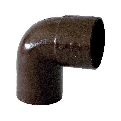 CURVA PLUVIALE 87.30° Misura: Diam. 100 - Marrone