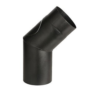 CURVA PORCELLANATA 45 C/ISPEZ D 12CM NERO OPACO TOP