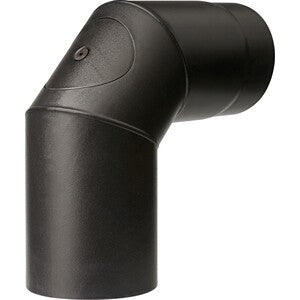 CURVA PORCELLANATA 90 C/ISPEZ D 15CM NERO OPACO TOP