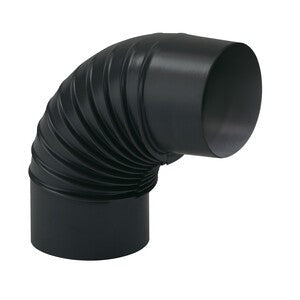 CURVA PORCELLANATA PIEGHETTATA 90 D 12CM NERO OP CLASSIC