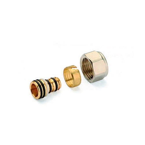 DADO NICHELATO OGIVA E INSERTO PER TUBO MULTISTRATO 6200 Misura: 1/2x16 2.0