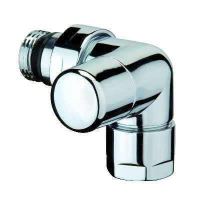 DETENTORE D'ARREDO AD ANGOLO SX CROMO-LUCIDO Misura: 3/8"