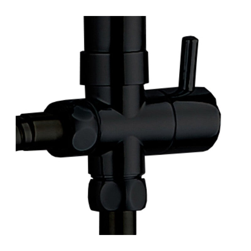 DEVIATORE COLONNA DOCCIA LX-4001 NERO OP GROENLANDIA