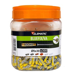 ELEMATIC TASSELLO BLUEFIX VA 5X30 C/VITE BARAT 300PZ