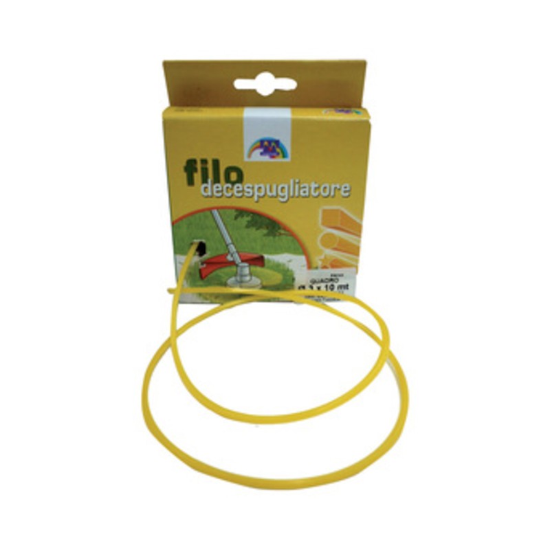FILO DECESPUGLIATORE QUADRO NYLON 3,3MMX50M