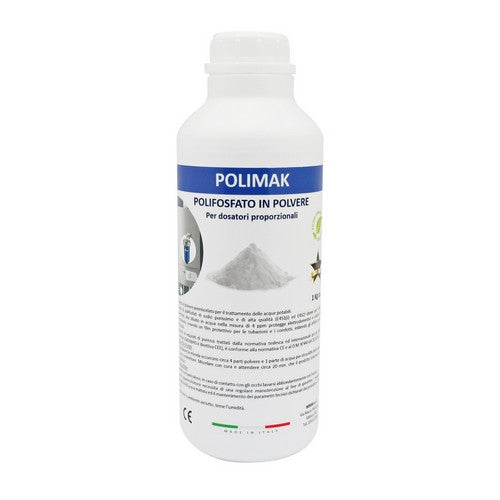 FLACONE DI POLIFOSFATO IN POLVERE PER DOSATORI Misura: 1 kg