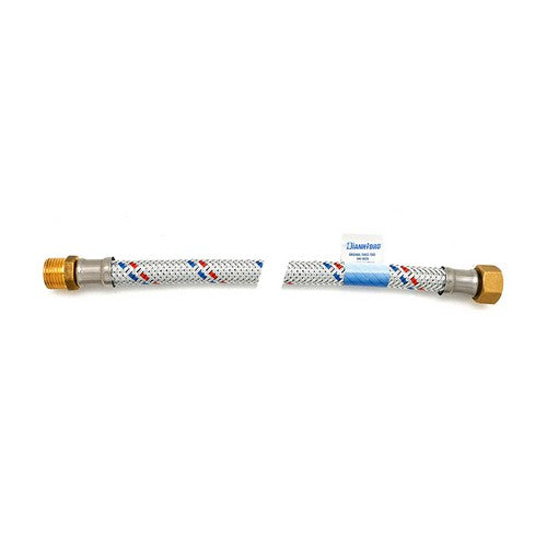FLESSIBILE ANTIVIBRANTE IN ACCIAIO ZINCATO MF CM 80 Misura: 1"1/2