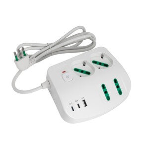 FME 40890 MULTIPRESA DA TAVOLO 4P+3P USB A-B-C BCA