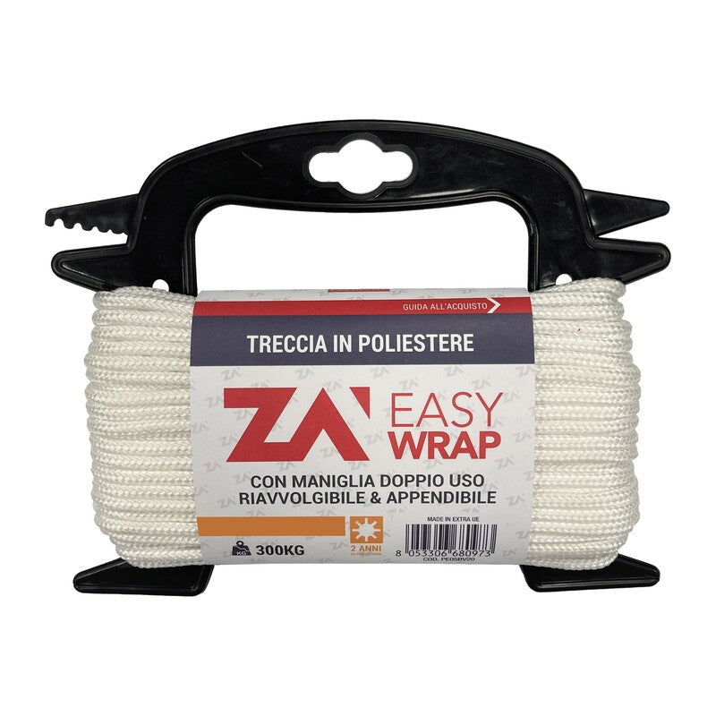 FUNE POLIESTERE 4MM CF 20M BIANCO