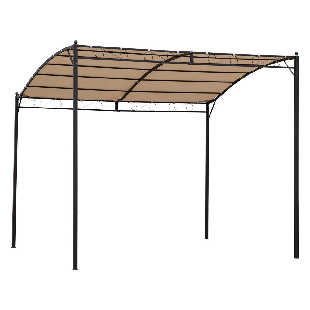 GAZEBO A PARETE 'HAVANA' mt 3 x 2,5 x h. 2,5 - telo ecru