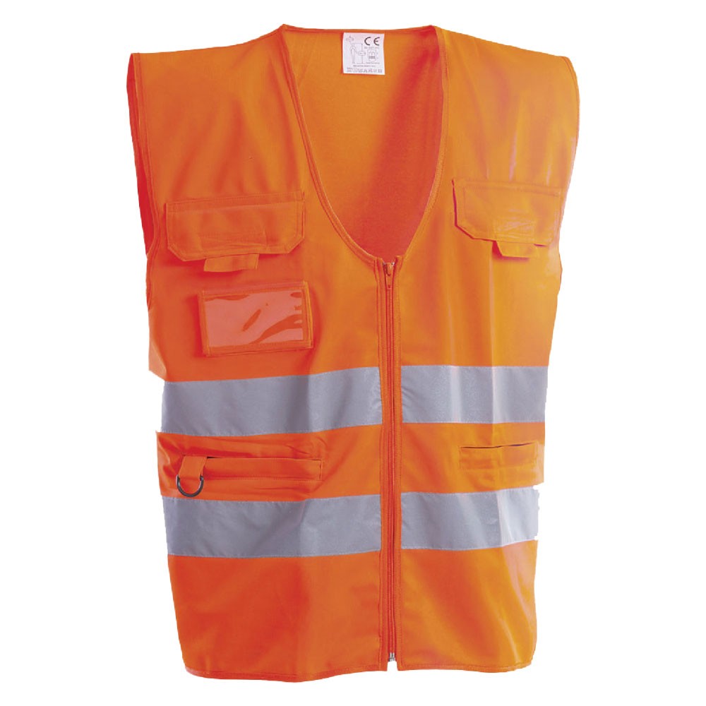 GILET ALTA VISIBILITA' MULTITASCHE 'ROAD' XXL