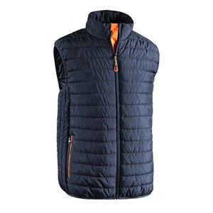 GILET EOLO BLU NAVY/ARANCIO TG M