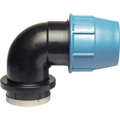 GOMITO A COMPRESSIONE FIL FEMMINA PN16 UNIDELTA