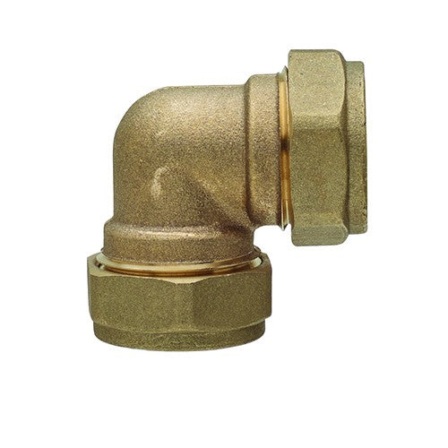GOMITO FF IN OTTONE A COMPRESSIONE PER RAME Misura: Diam. 12