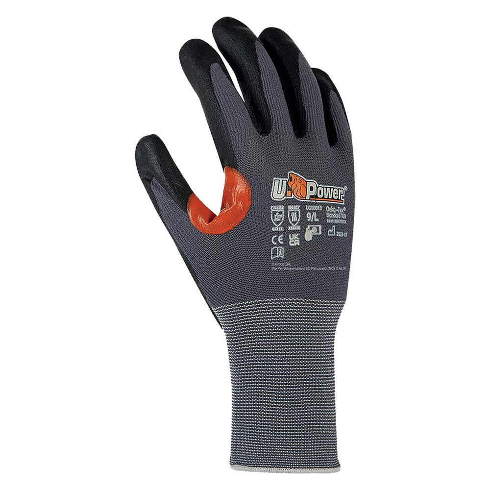 GUANTI NITRILE/NYLON 'KUMBA' Tg. 10