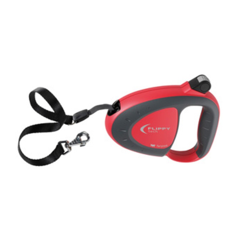 GUINZAGLIO P/CANI FLIPPY ONE TAPE LARGE ROSSO