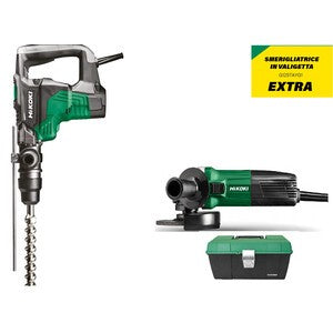 HIKOKI MARTELLO COMB DH40MC+SMERIGLIATR G12STA