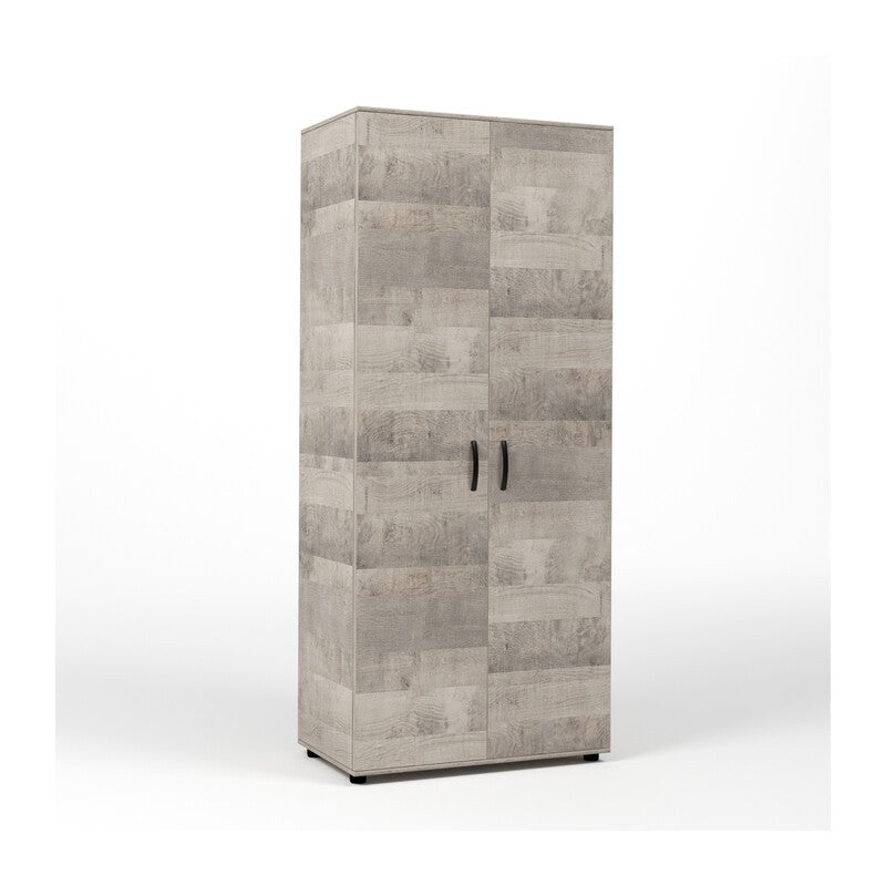 KIT ARMADIO 2 ANTE 80X52X205 CM ROVERE PLAT.K355