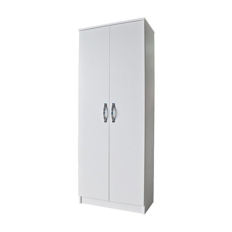 KIT ARMADIO 2 ANTE SCARPIERA 5 RIP 71X38X182 BNCO FRAS