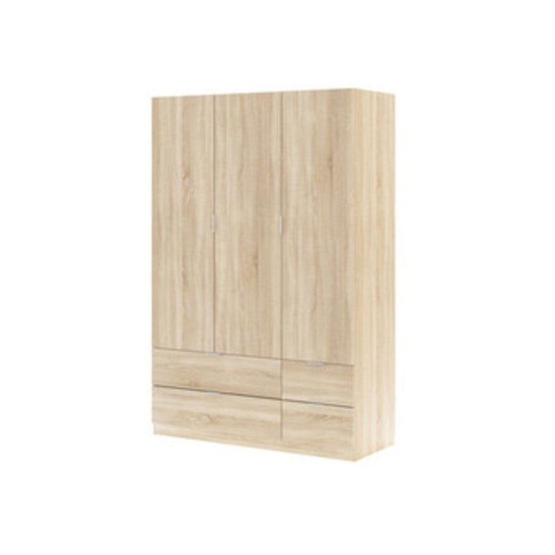 KIT ARMADIO 3 ANTE + 4 CASS 135X52X200H ROVERE