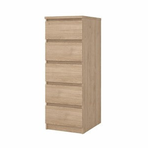 KIT CASSETTIERA NAIA 5 CASS 40X50X111CM ROVERE