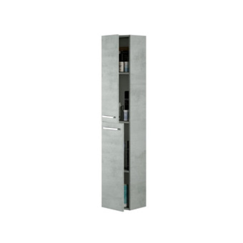 KIT COLONNA BAGNO ARUBA 2 ANTE SOSP. CEMENTO