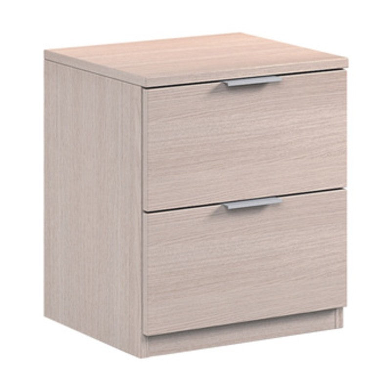 KIT COMODINO 2 CASSETTI 46X38X34 ROVERE CHIARO