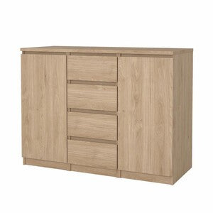 KIT MADIA 2A+4C NAIA 121X50X91CM ROVERE