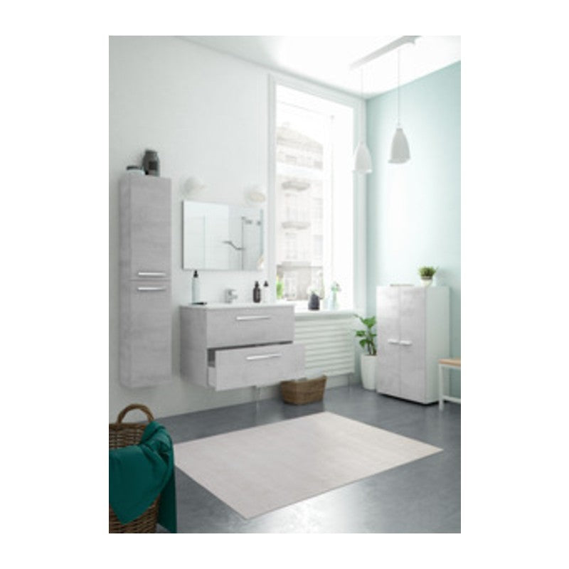 KIT MOBILE BAGNO ARUBA 2 CASS 80 SOSP CEMENTO