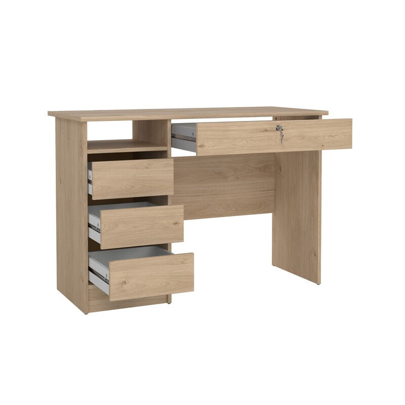 KIT SCRIVANIA FUNCTION PLUS 109X48X75 QUERCIA