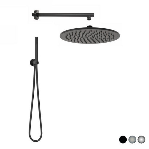 KIT SOFFIONE DOCCIA TONDO SEVEN Misura: Spazzolato