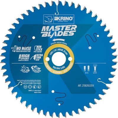 LAMA CIRCOLARE X ALLUMINIO MASTER BLADES KRINO