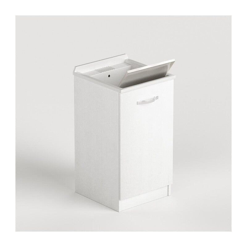 LAUNDRY LAVATOIO 1A 47X50X86 CM BIANCO FRASSINO