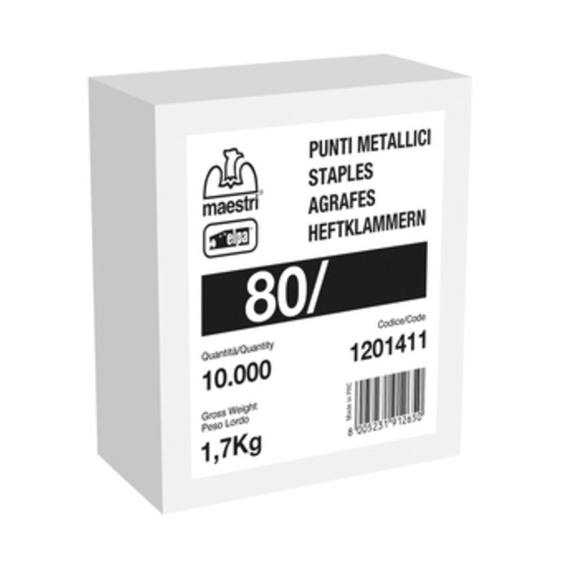 MAESTRI PUNTI SPILLATRICE 80/10 10000 PZ GALVA