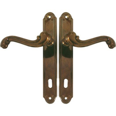MANIGLIA BAROCCO PLACCA FORO PATENT